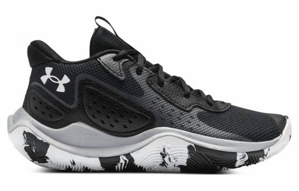 NEW UNDER ARMOUR men's jet 23 shoes in black/gray